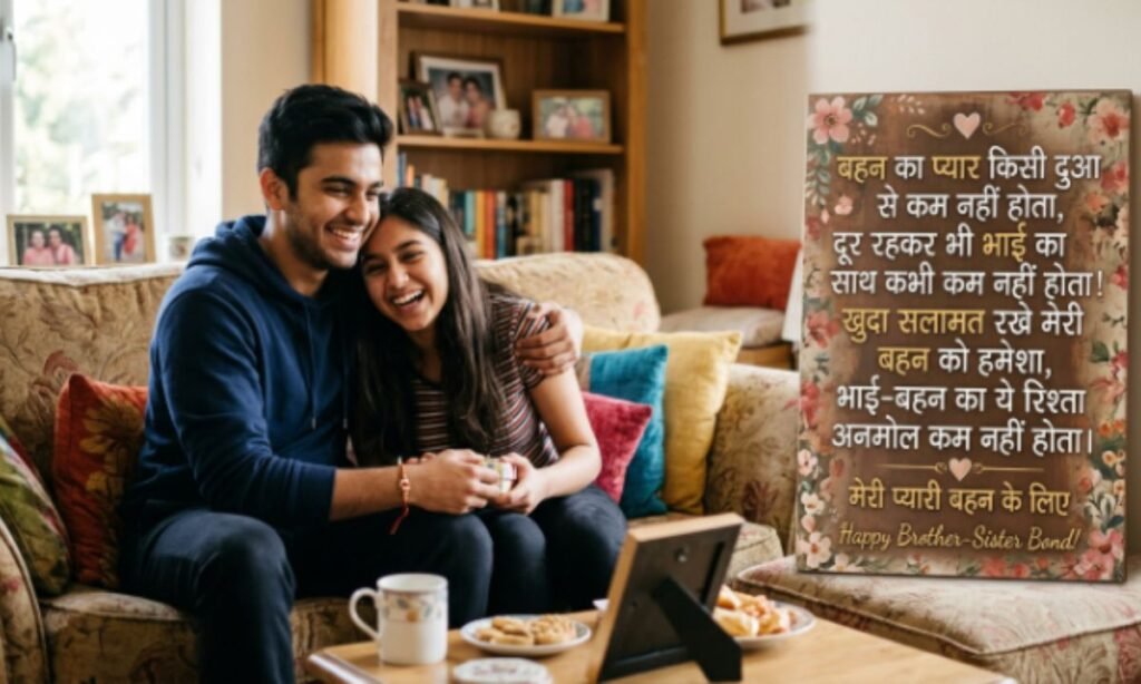 Brother shayari for sister