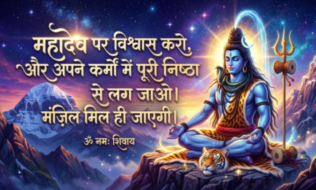 Mahadev Motivational Quotes in Hindi