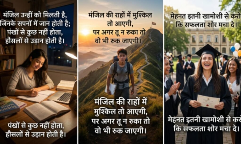 Motivational Shayari in Hindi For Students