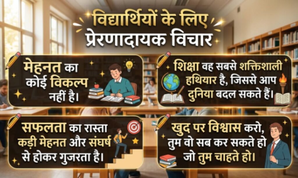 Student Motivational Quotes in Hindi
