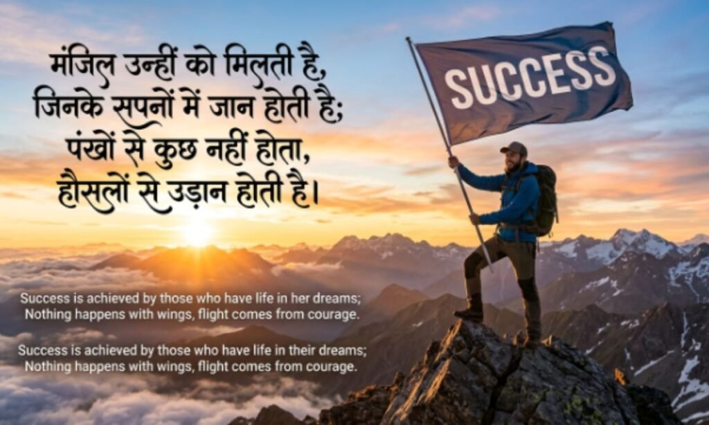 Success Motivational Shayari