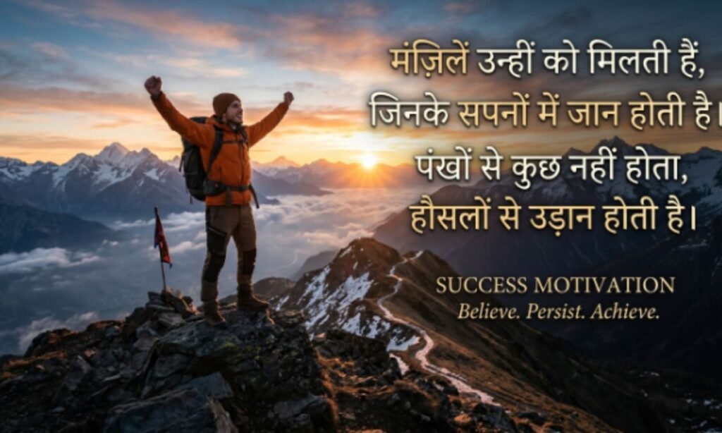 Success Motivational Shayari 