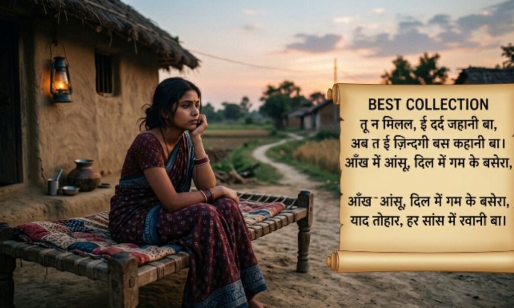 4 लाइन भोजपुरी Sad शायरी (Best Collection)