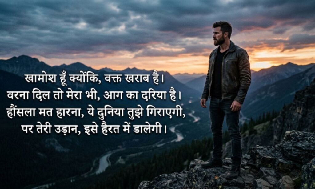 Attitude Motivational Sad Shayari in Hindi​