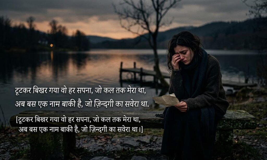 Broken Heart 2 line Sad Shayari