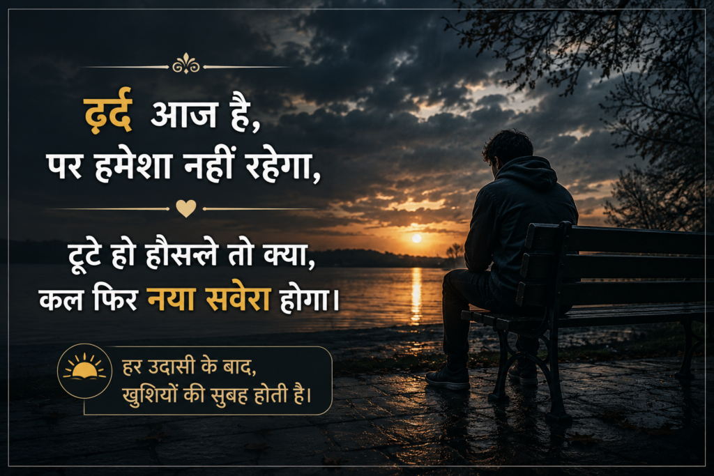 Motivational Shayari 2 lines For Sadness