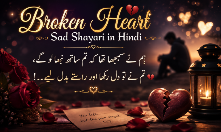Broken Heart Sad Shayari in Hindi