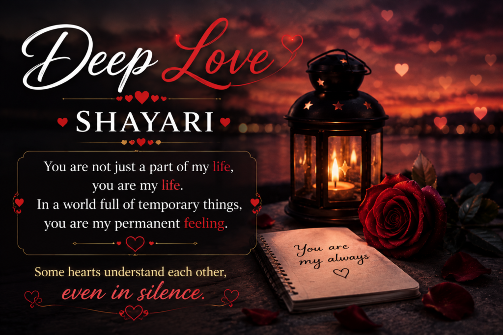 Deep love Shayari in English