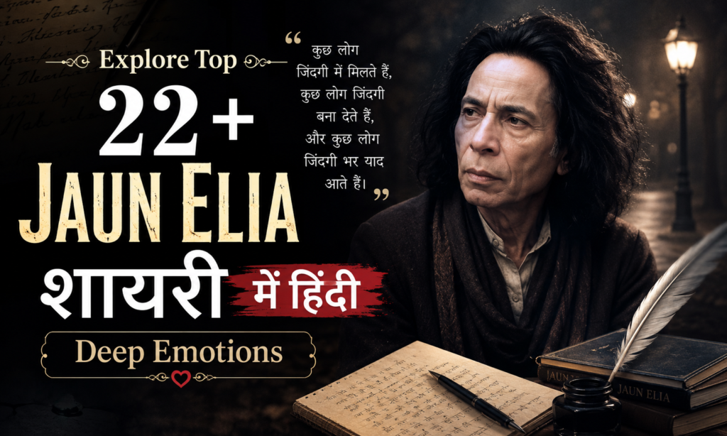 Explore Top 22+ Jaun Elia Shayari in Hindi | Deep Emotions