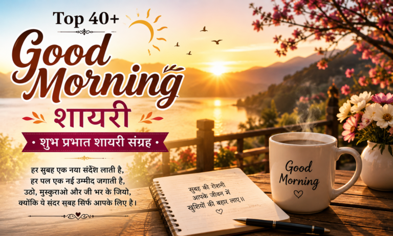 Top 40+ Good Morning Shayari | शुभ प्रभात शायरी संग्रह