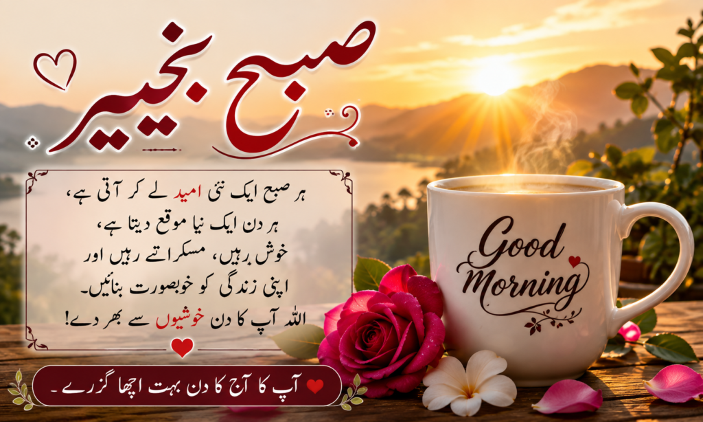 Good Morning Shayari in Urdu