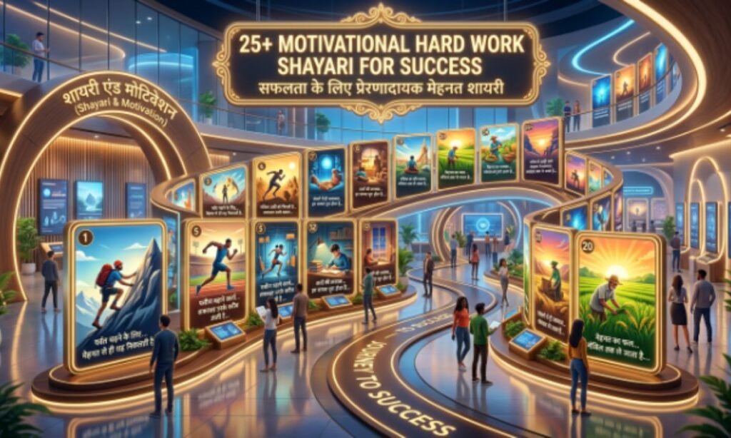 Explore 25+ Motivational Hard Work Shayari For Success