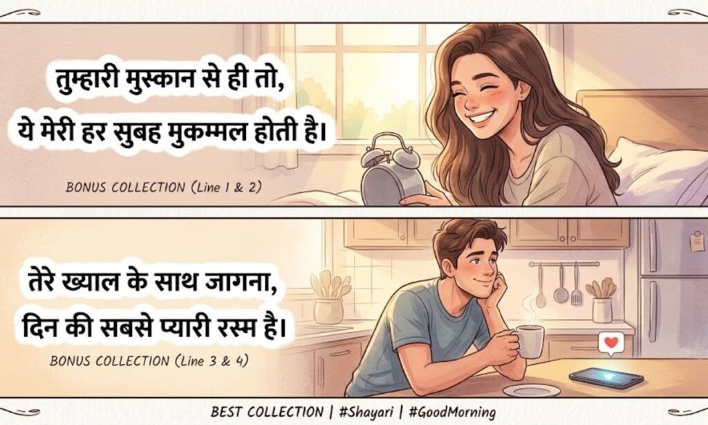Extra 2 Line Good Morning Love Shayari (Bonus Collection)