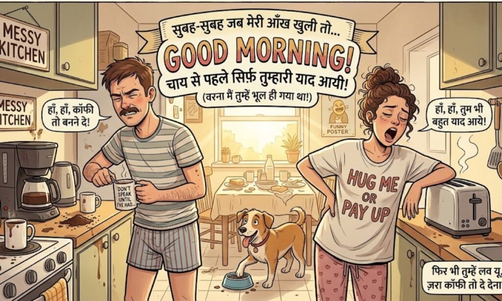 Funny Love Good Morning Shayari