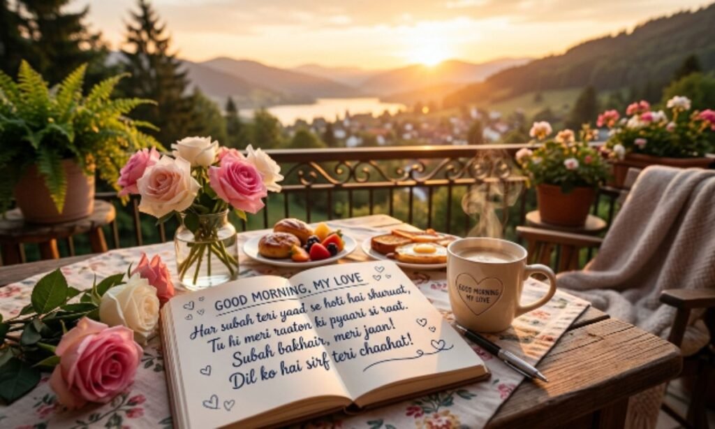 Good Morning Shayari Love Roman English