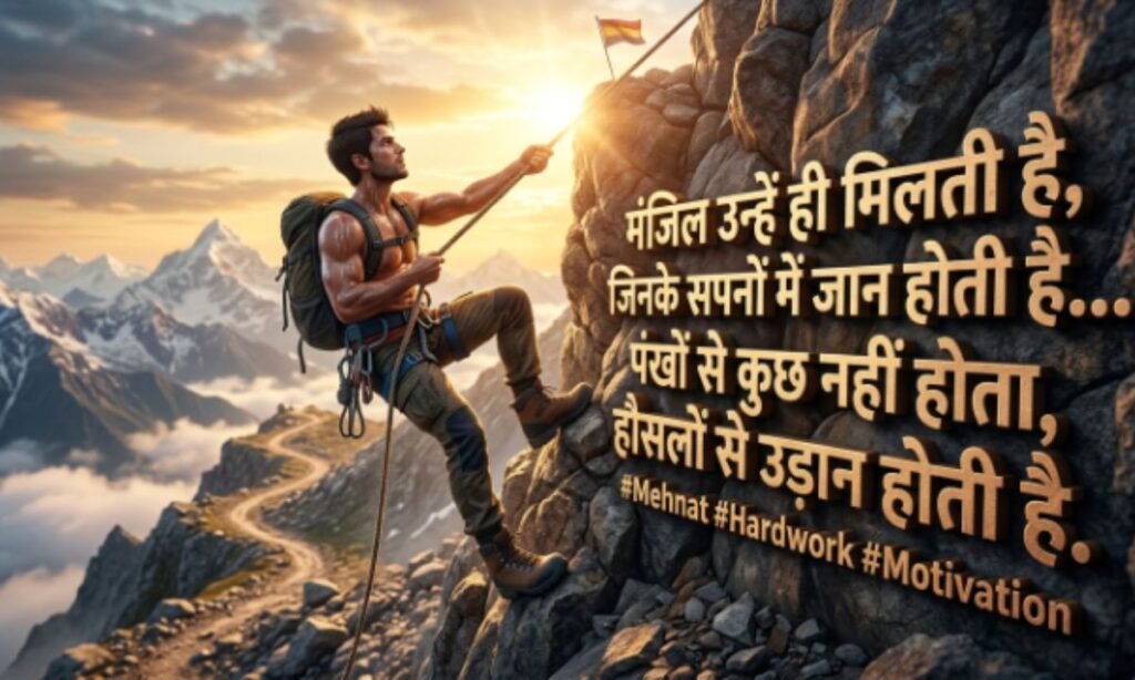 Motivational Hard Work Shayari