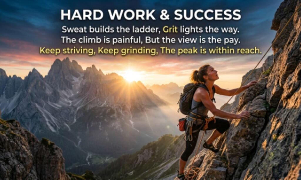 Motivational Hard Work Shayari for Success in English