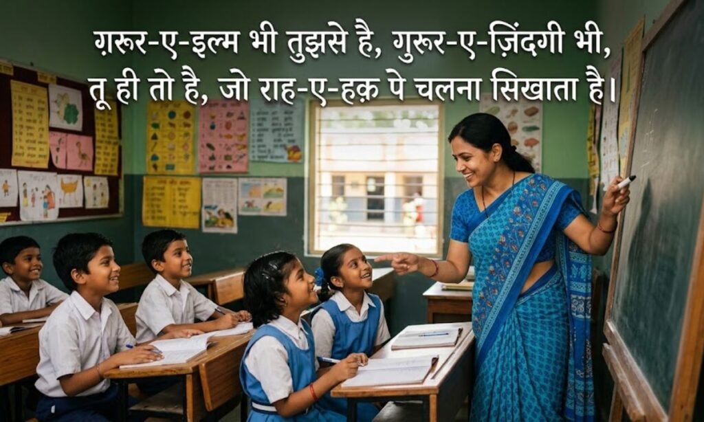 Motivational Shayari On Teacher 2 Lines