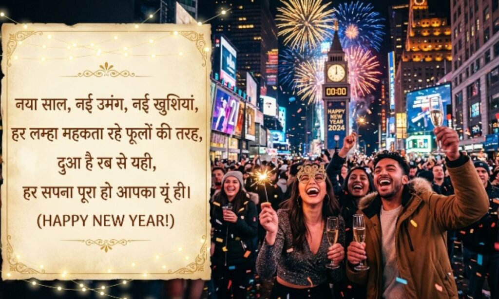 New year 4 lines shayari