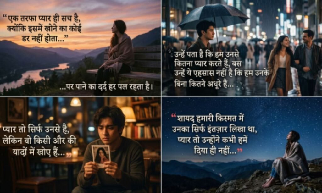 One Sided Love Quotes in Hindi