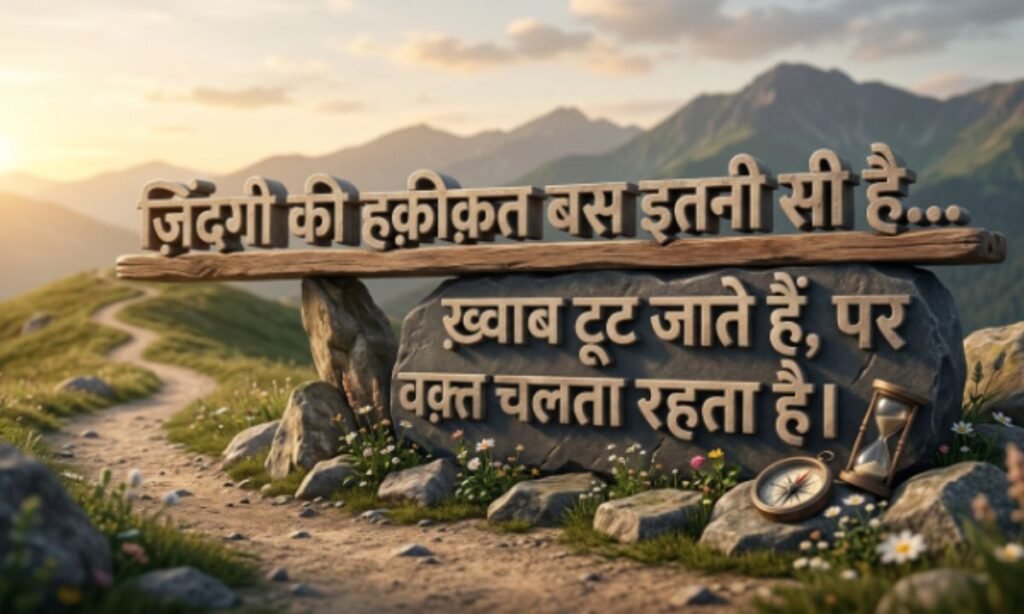 Reality Life Quotes in Hindi 2 line