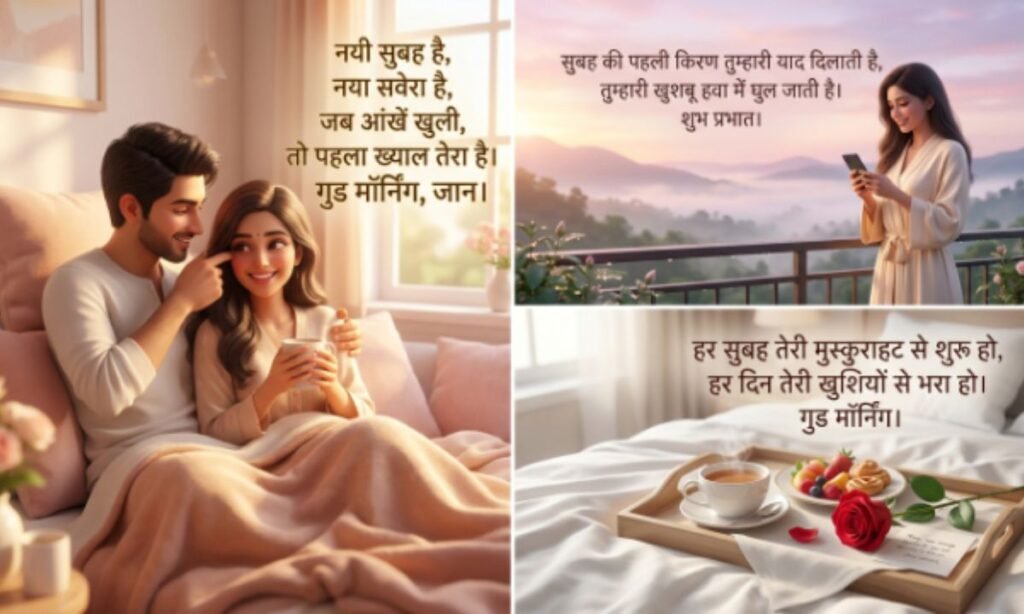 Romantic Good Morning Shayari