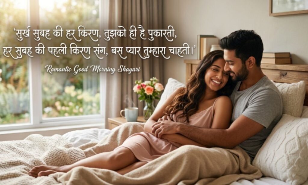 Romantic Good Morning Shayari (2 Line)