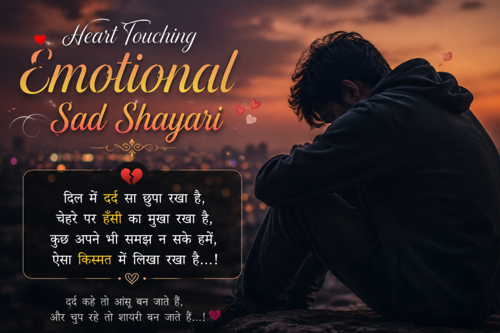 Heart Touching Emotional Sad Shayari