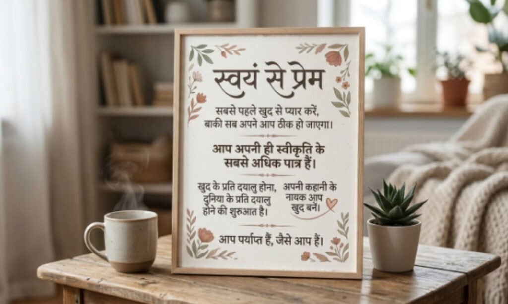Self Love Quotes in Hindi
