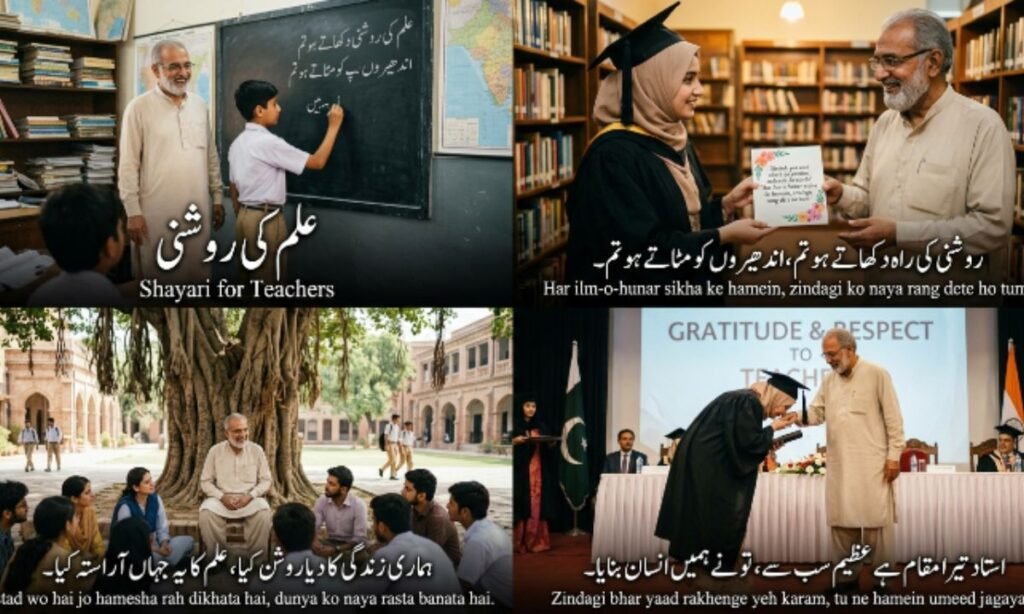 Shayari for Teachers in Urdu In English