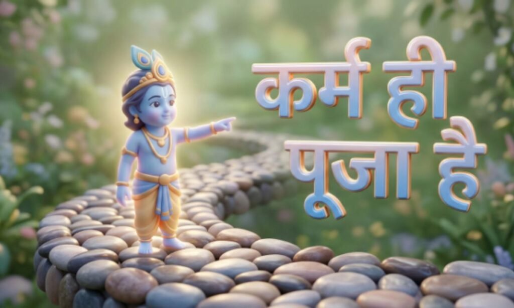Short Krishna Quotes in Hindi for Instagram