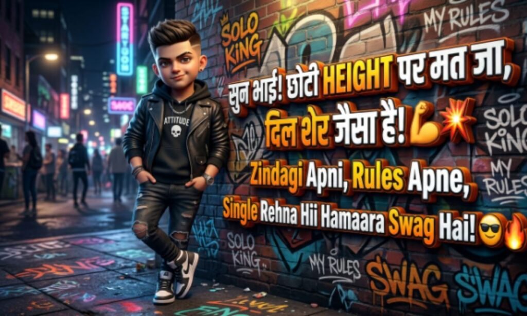 Single Boy Attitude Shayari in Hindi