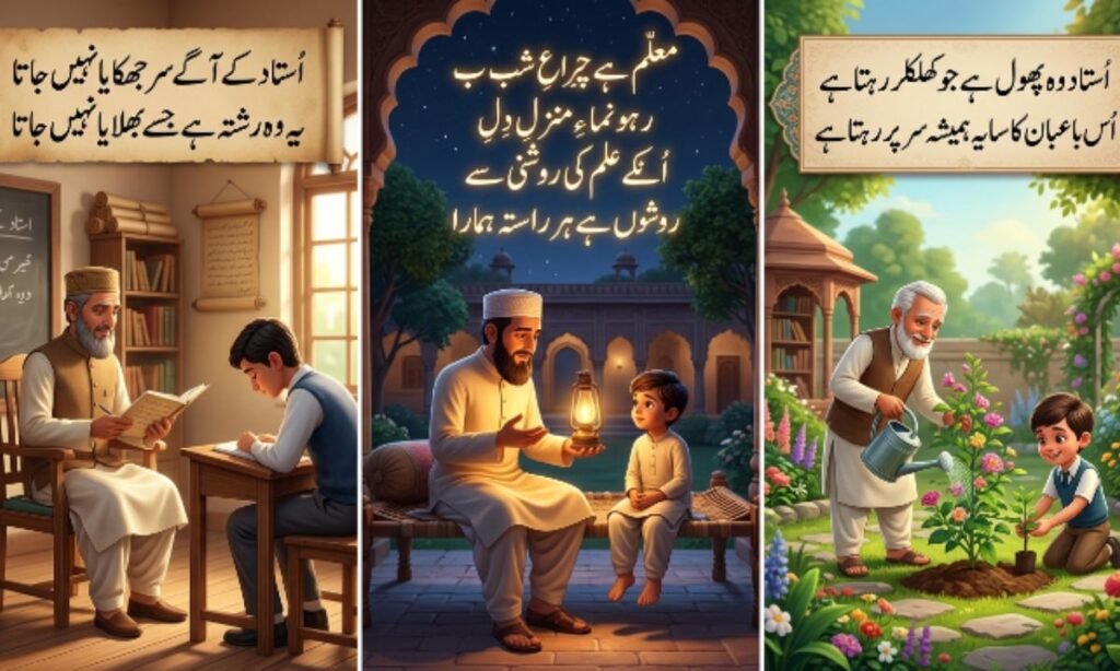 Teacher Respect Shayari in Urdu