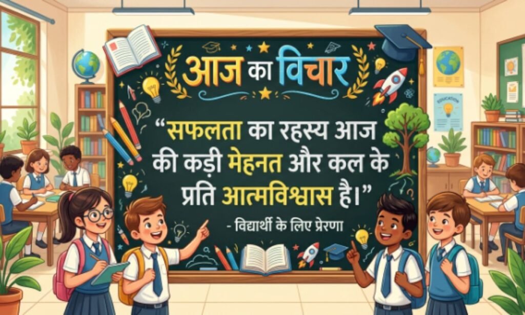 Thought of the Day for Students in Hindi