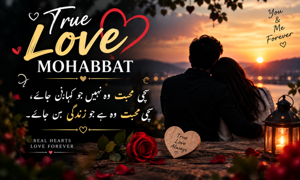 True love Mohabbat Shayari Urdu text