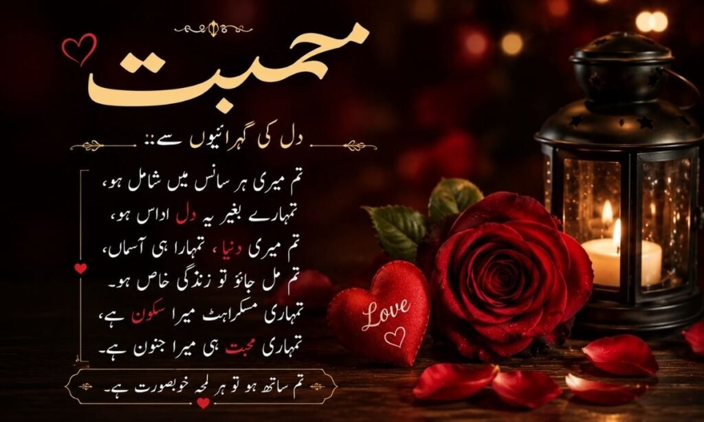 Urdu Shayari Love Romantic