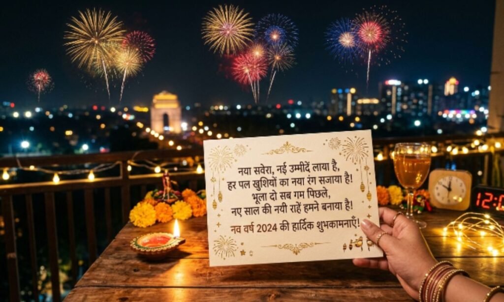 नया साल पर shayari status