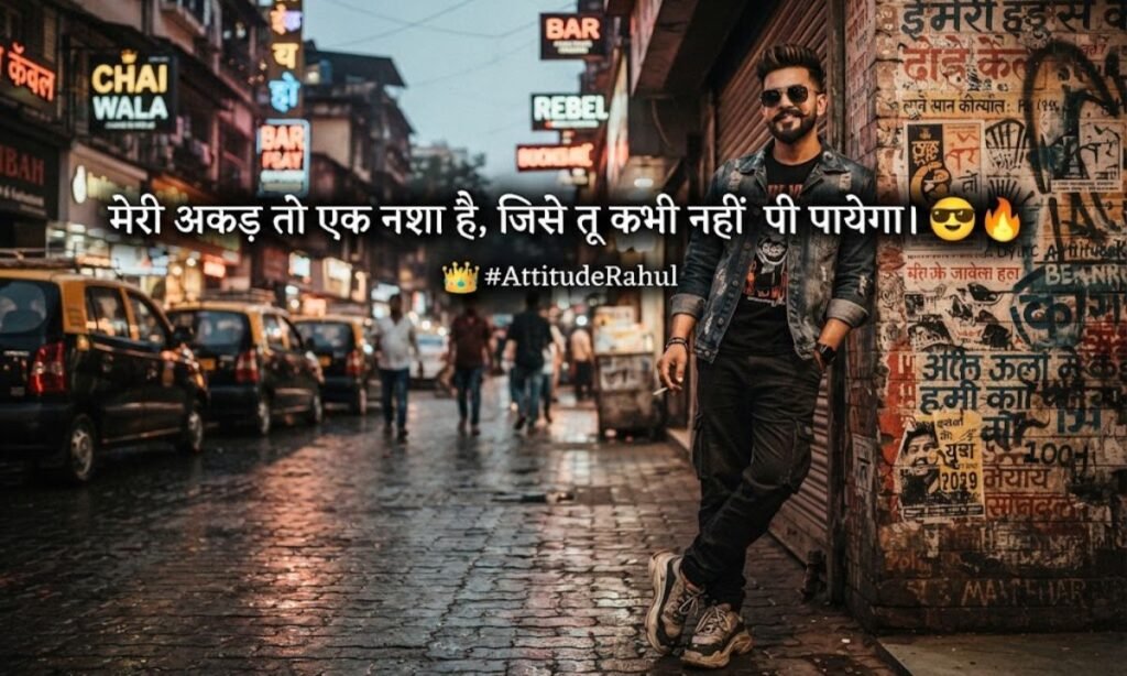1 line Attitude Shayari