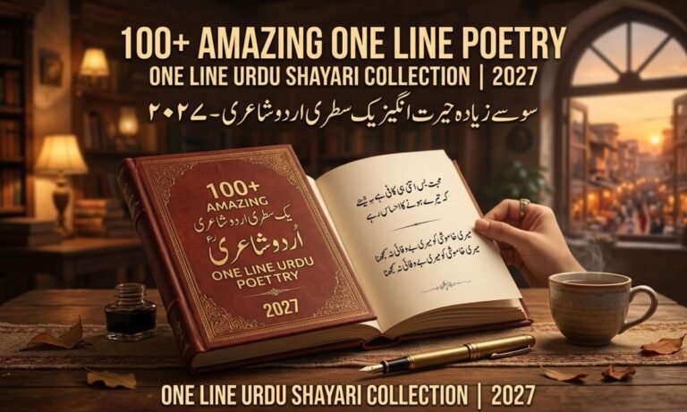 100+ Amazing One Line Poetry – One Line Urdu Shayari Collection 2027