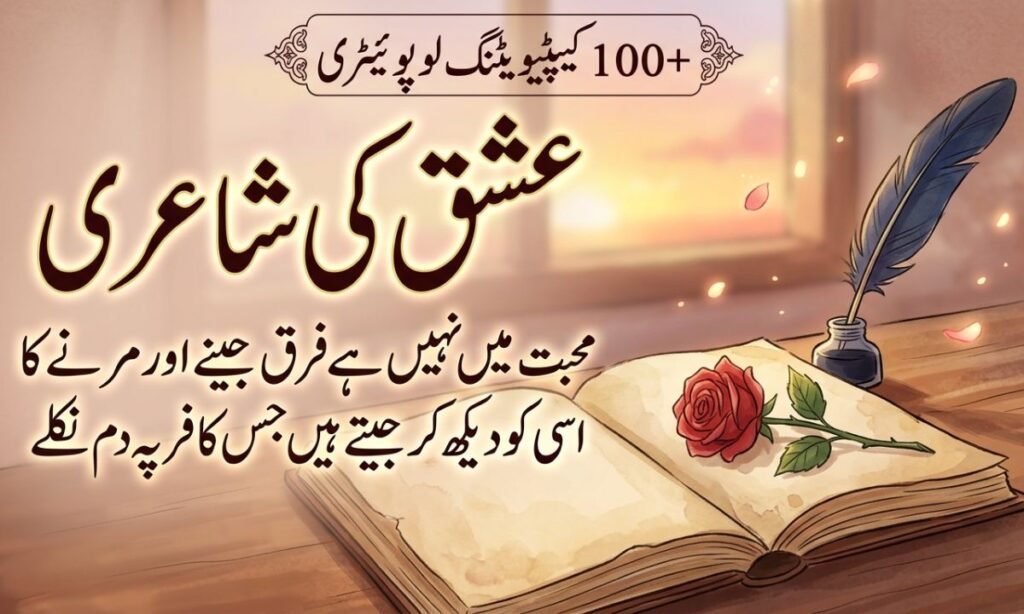 100+ Captivating Love Poetry in Urdu – Romantic Ishq Shayari 