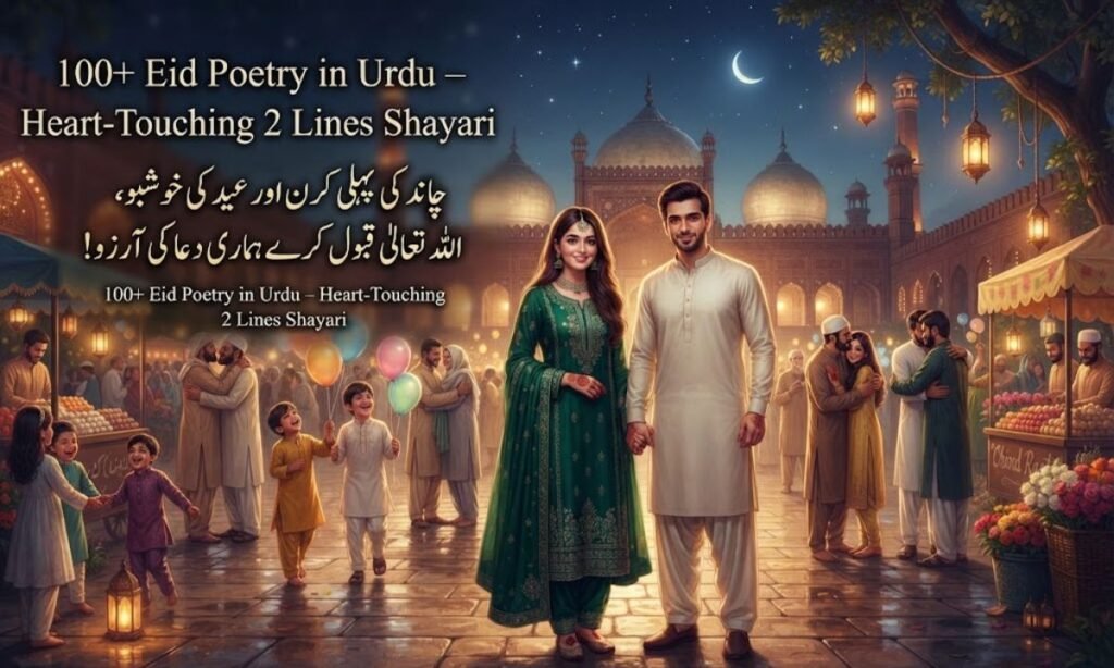 100+ Eid Poetry in Urdu – Heart-Touching 2 Lines Shayari 