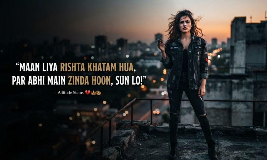 2-Line Attitude Shayari After Breakup
