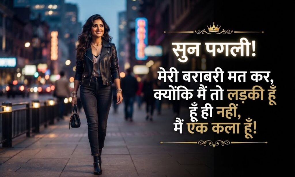 2 Line Attitude Shayari for Girl🖼️👑