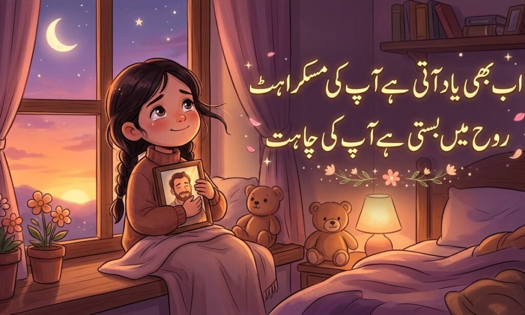 2-Line Miss You Papa Shayari 🌸