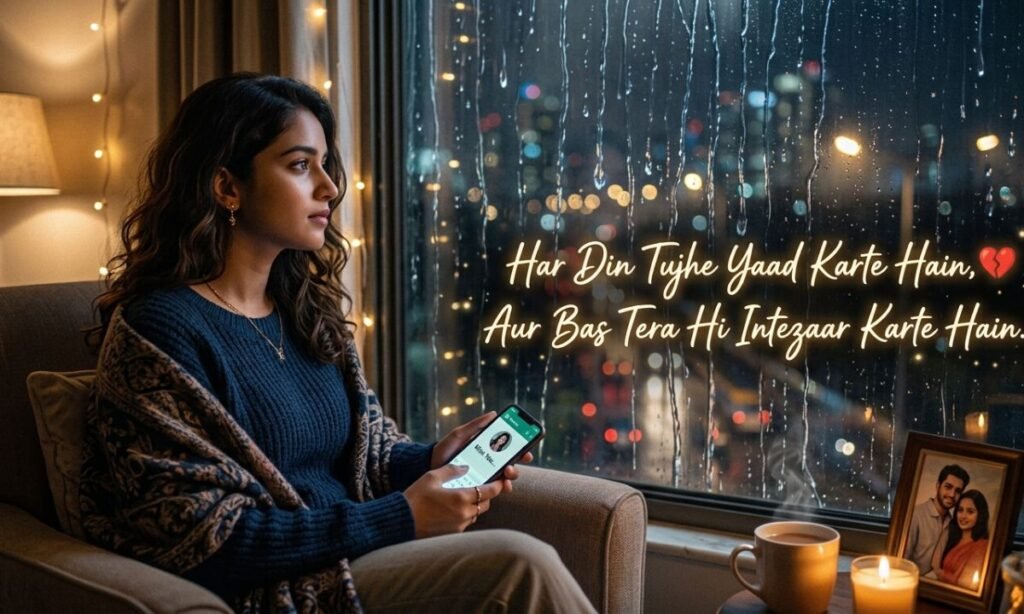 2-Line Miss You Shayari for WhatsApp & Instagram 📱