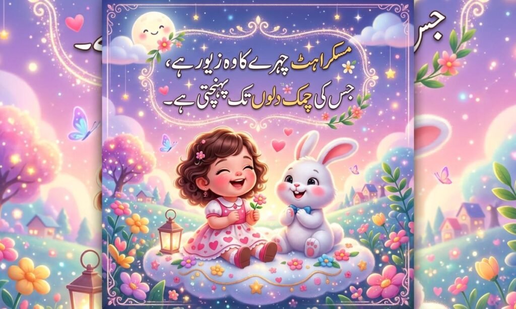 2-Line Smile Quotes in Urdu for WhatsApp & Instagram