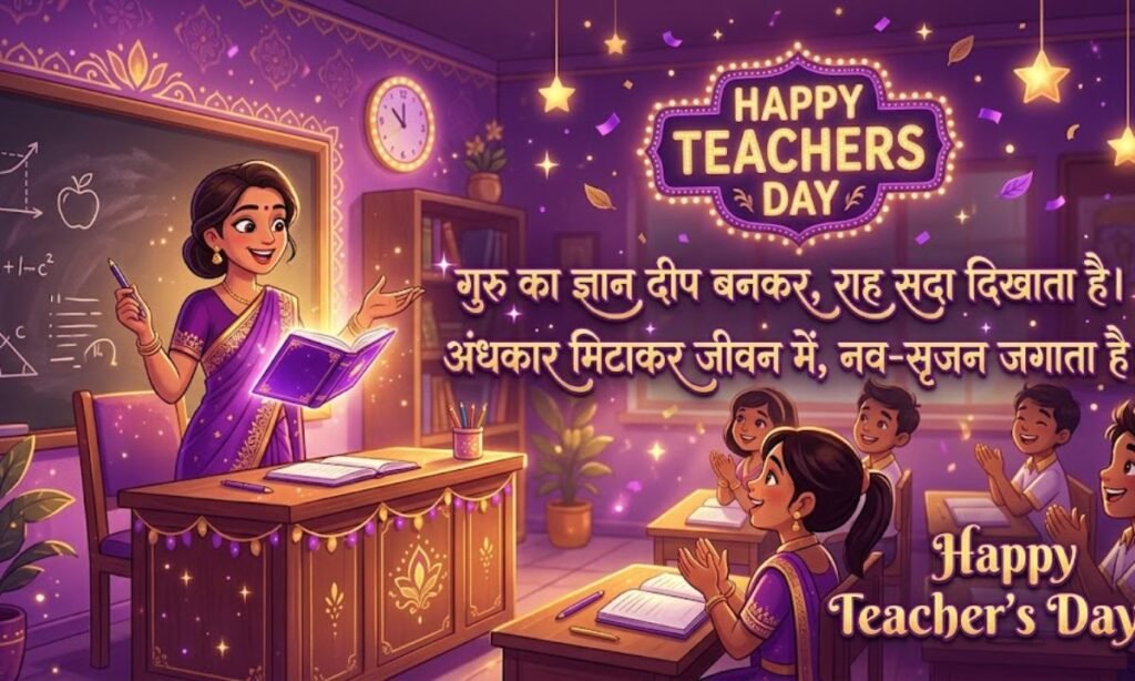 2 Line Teachers Day Shayari