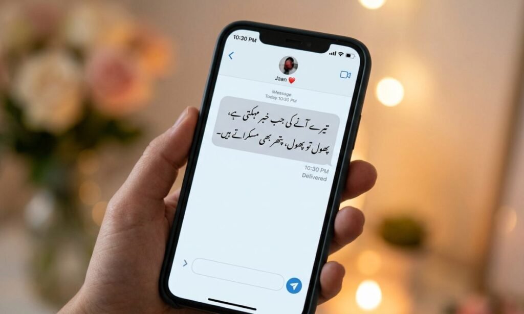 2 Line Urdu Poetry Romantic SMS