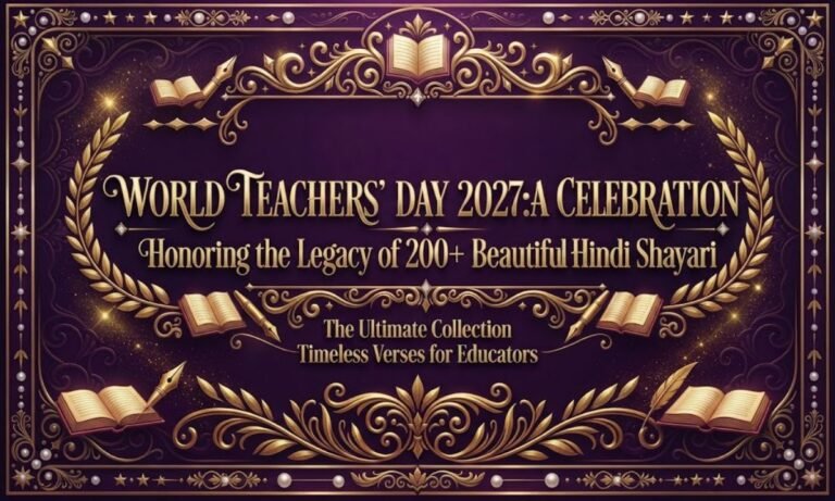 200+ Beautiful Teachers Day Shayari in Hindi (2027)  