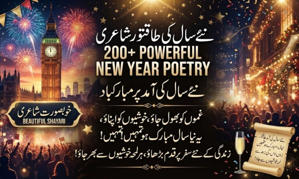 200+ Powerful New Year Poetry in Urdu – Beautiful Shayari